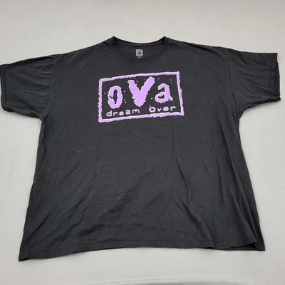 Camisa WWE para mujer 2X manga corta OVA Dream Over cuello redondo pulóver tejido negro * Foto 1 de 4