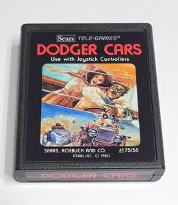 Sears DODGER CARS Atari 2600 Game With Custom Label - Picture 1 of 2