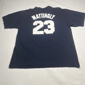 Vintage Don Mattingly Yankees Majestic T-Shirt 2 Xl - Bild 1 von 6