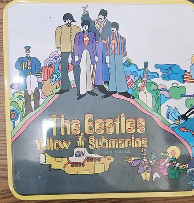 2002 The Beatles Yellow Submarine Tin Box Jigsaw Puzzle 300 Pcs NEW! - Image 1 of 2