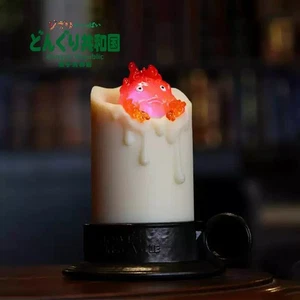 Donguri Republic LED Candle Lamp Calcifer Limited Anime Character Statue Stock - Picture 1 of 8