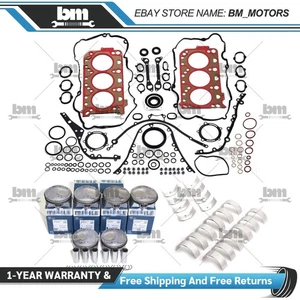 Engine Overhaul Rebuild Pistons Gaskets Kit FOR Porsche Macan Panamera S 3.0T V6 - Picture 1 of 6