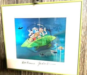 Hanna Barbera Firmata Originale Animazione Prism Art Ltd Jetson Viaggiatori del Tempo - Foto 1 di 4