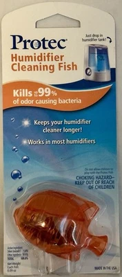 Protec Humidifier Cleaning Fish, Antimicrobial, Odor Remover - Red - New - Image 1 of 3