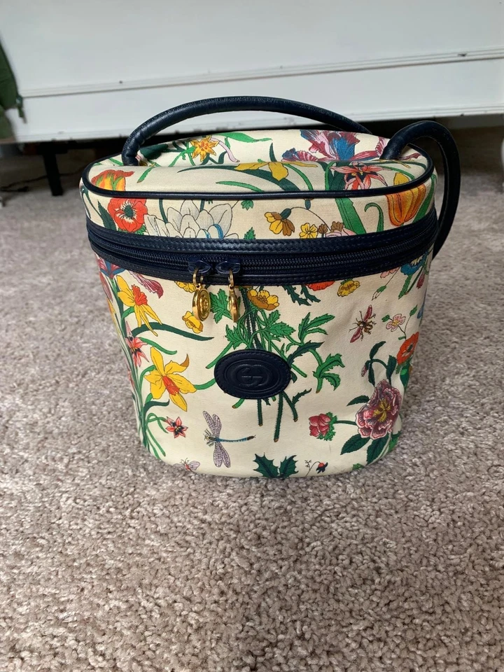 Bolso Bandolera Gucci Flora Vintage RARO - Icónico Estampado Floral Años 80 Foto 1 de 4