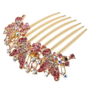  Hair Accessories Barrette Clips Comb Bride Side Combs French Pin - Picture 1 of 12