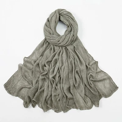 Islamic Women Hijab Shawl Wrap Muslim Long Headscarf Scarves Stoles Scarf Turban - Image 1 of 4