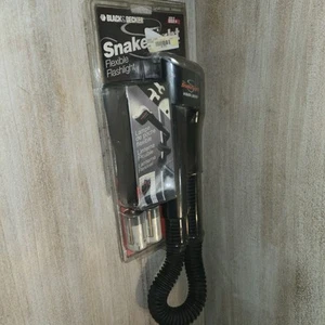 Vintage Black & Decker SnakeLight Flexible Flashlight NOS Sealed SLB1M USA - Picture 1 of 6