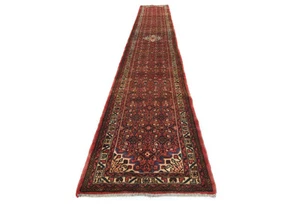 Tribal Design Semi Antique Hand-Knotted Oriental Runner Rug Carpet 3x16 ft - Picture 1 of 10