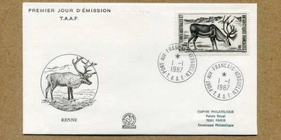 FRENCH ANTARCTIC, 2.50f. REINDEER. 1987 FDC - Image 1 of 2