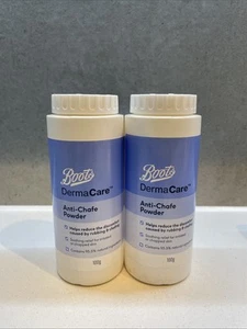 2 x Boots Derma Care Anti-Chafe Talcum Powder 100g (formerly Medicated Powder) - Picture 1 of 5