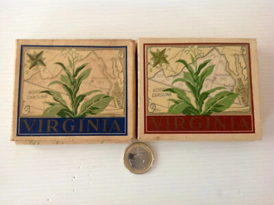 PACCHETTI VUOTI 20 SIGARETTE  " VIRGINIA " MONOPOLI DI STATO ITALIA - Immagine 1 di 4