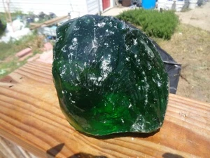 Glasfelsenschlacke ziemlich klar grün 8,6 lbs PP88 Felsen Landschaftsbau Aquarium - Bild 1 von 2
