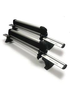BRIGHTLINES Crossbars & Ski Rack Compatible For 17-25 Honda Ridgeline W/O Rails - Picture 1 of 10