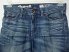 Madewell Heritage Premium Outpost Jeans 26 Slouchy Straight Distressed Selvedge