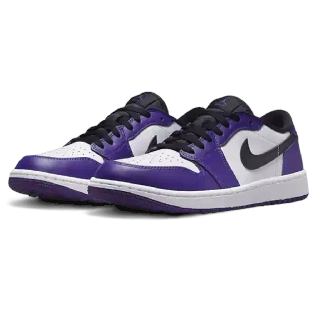 Jordan 1 Low Black/Court Purple/White for Sale | Authenticity