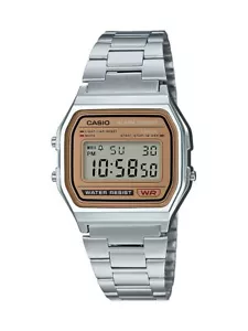 Reloj pulsera digital clásico plateado Casio A158WEA-9 para hombre - Imagen 1 de 1