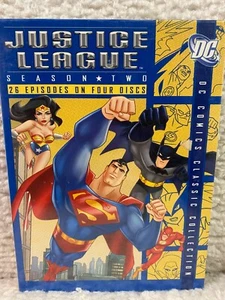 JUSTICE LEAGUE: SEASON 2 TWO (2003-04; DC Comics) [3 DVD Set] - SEALED! - Imagen 1 de 2