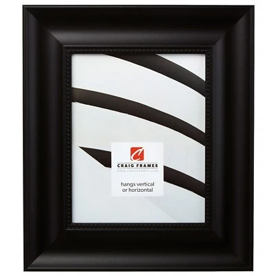 Craig Frames Impression Ornate, 2.75" Traditional Black Picture Frame - Image 1 of 4