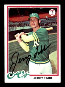 1978 Topps - Jerry Tabb - On Card Autograph