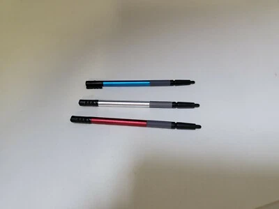 3 Piece Stylus Set for The Original Nintendo DS, NTR-001  Red/Blue/Silver #V34 - Image 1 of 3