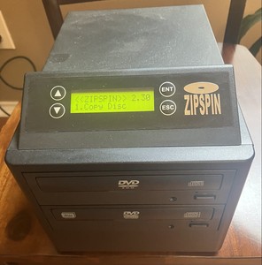 ZipSpin D121-PRO CD/DVD Disc Multi-Duplicator DVD121 Free Shipping.