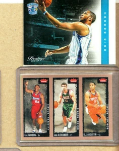 Eric Gordon - 2 Card Lot-1 2008-09 Fleer Rookie+1 2012-13 Prestige-Rockets - Picture 1 of 2