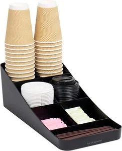Cup and Condiment Station, Countertop Organizer, Coffee Bar, Kitchen - Picture 1 of 7