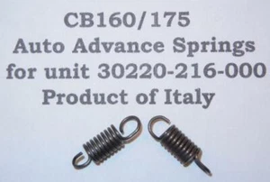Resortes avanzados automáticos de repuesto para Honda CB160 175 hechos en Como Italia - Imagen 1 de 1