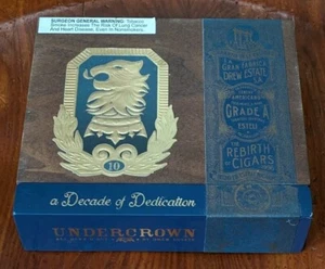 Caja de cigarros de madera Undercrown All Dekk’d Out Drew Estate 10 5x43 Corono Viva *Vacía* - Imagen 1 de 17