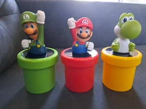 Super Mario 3 Piece Body Wash Gift Set Containers Only Mario, Luigi, Yoshi - Picture 1 of 2