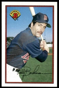 1989 Bowman Baseball Card Wally Backman Minnesota Twins #159 - Picture 1 of 2