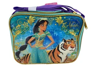 Caja de almuerzo aislada de la princesa jazmín de Disney con correas de hombro ajustables - Imagen 1 de 2