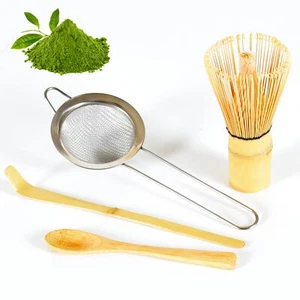 Matcha Whisk Set, Matcha Making Kit Japanese Tea Tools For Ceremony Gift - Picture 1 of 8