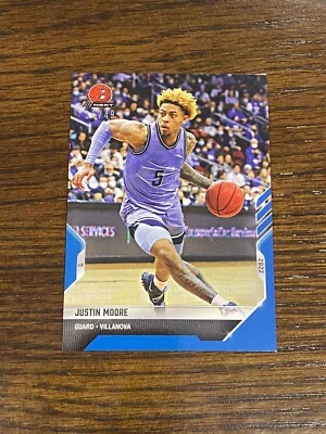 Justin Moore 2022 Bowman NEXT TOPPS NOW Basketball Card #19 Blue Parallel /49 - Image 1 of 4