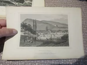 Ancienne Gravure Neustadt la Route des Vins Neustadt an der Weinstraße - Imagen 1 de 4