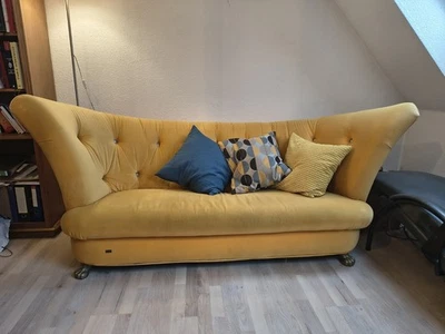 Wunderschöne gelbe Bretz Couch - Bild 1 von 4