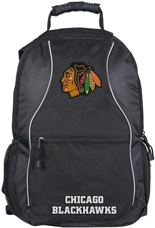 Mochila Chicago Blackhawks Premium Heavy Duty Team Color Phenom Design,... - Imagem 1 de 1