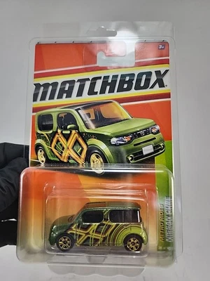 Matchbox Metro Rides Nissan Cube Green 30/100 with Protector  - Image 1 of 4
