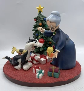Looney Tunes Goebel Weihnachtsmorgenszene - Tweety & Sylvester mit ALLEN BOXEN - Bild 1 von 16