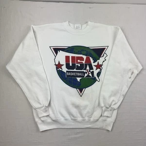 Sudadera de baloncesto vintage de EE. UU. adulto grande blanca América Juegos Olímpicos gráfico grande - Imagen 1 de 17
