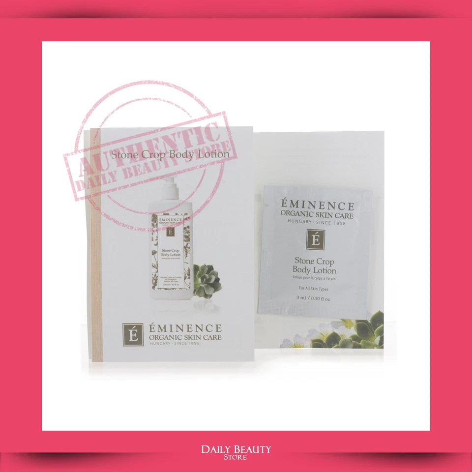 Eminence Stone Crop Body Lotion 6 Samples NEW FAST SHIP - Image 1 of 1