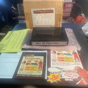 ART OF FIGHTING MVS SNK CIB - Picture 1 of 4