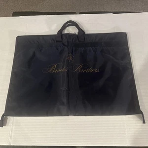 Bolso de Viaje BROOKS BROTHERS Azul Marino Logo Triple Cremallera Alrededor Plegable PRENDA NUEVO SIN ETIQUETAS - Imagen 1 de 12