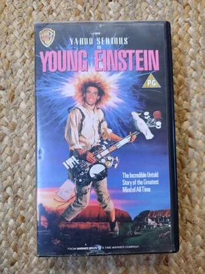 Young Einstein VHS Warner Home Video 80s Comedy - Image 1 of 4
