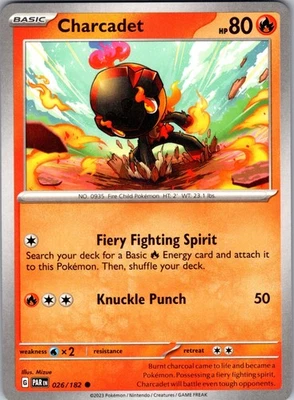 Charcadet 026/182 Common Regular SV04: Paradox Rift NM - Image 1 of 2