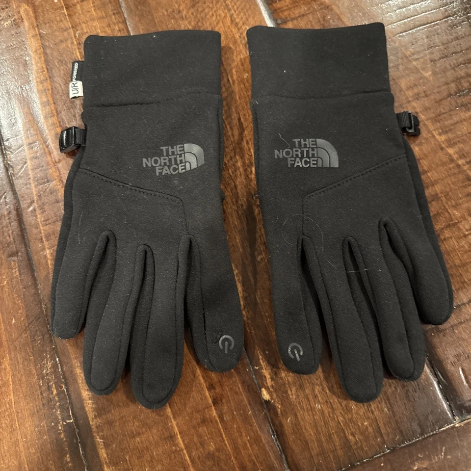 Luvas femininas The North Face Etip XS pretas compatíveis com tela sensível ao toque - Imagem 1 de 2