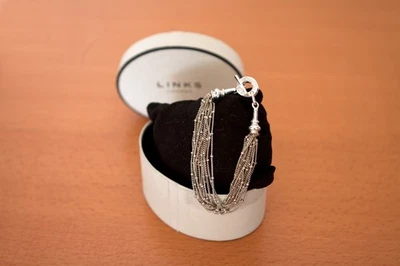 RARE LINKS OF LONDON STERLING SILVER RAINDANCE BRACELET – EXCELLENT CONDITION - Image 1 of 4