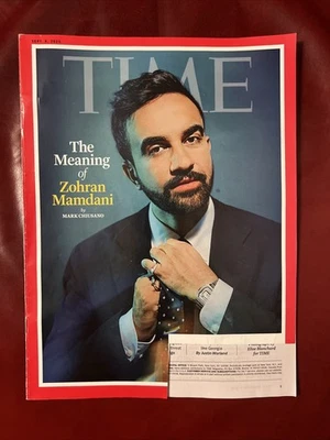 THE MEANING OF ZOHRAN MAMDANI - Time Magazine September 8 2025 - Image 1 of 4