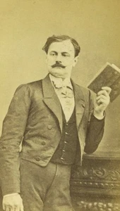 France Politician Baron Jerome David Bonaparte old photo CDV 1865 - Foto 1 di 3